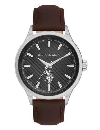 ساعت مچی  قهوه ای  استاندارد فیت  مردانه یو اس پولو | US POLO ASSN