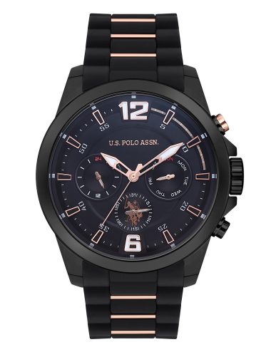 ساعت مچی  سیاه  استاندارد فیت  مردانه یو اس پولو | US POLO ASSN