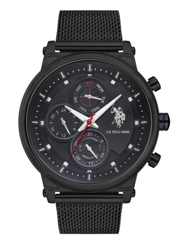 ساعت مچی  سیاه  استاندارد فیت  مردانه یو اس پولو | US POLO ASSN