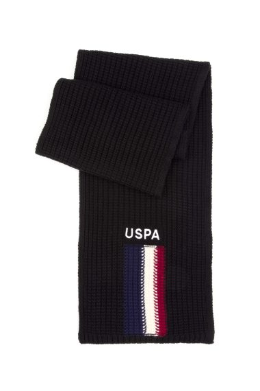 شال گردن  سیاه  استاندارد فیت  مردانه یو اس پولو | US POLO ASSN
