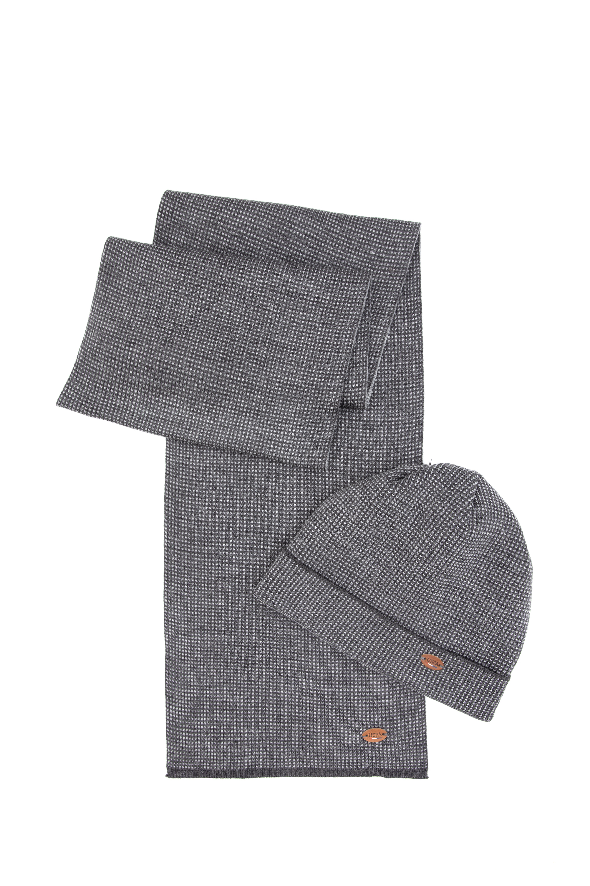 ست زغالی ملانژ استاندارد فیت مردانه یو اس پولو | US POLO ASSN