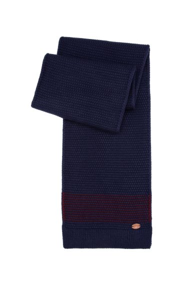 شال گردن  لاجورد  استاندارد فیت  مردانه یو اس پولو | US POLO ASSN