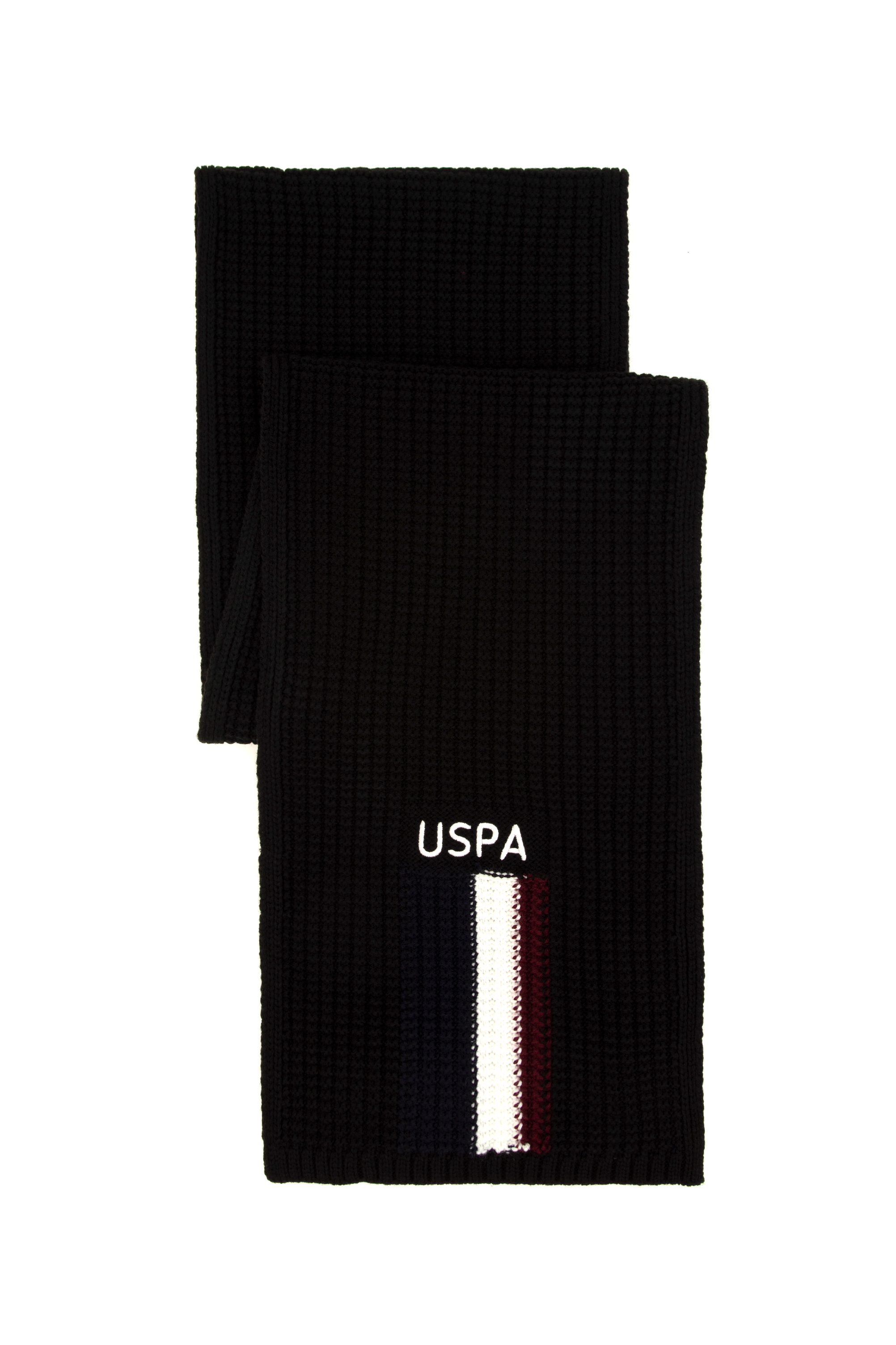 شال گردن سیاه استاندارد فیت مردانه یو اس پولو | US POLO ASSN