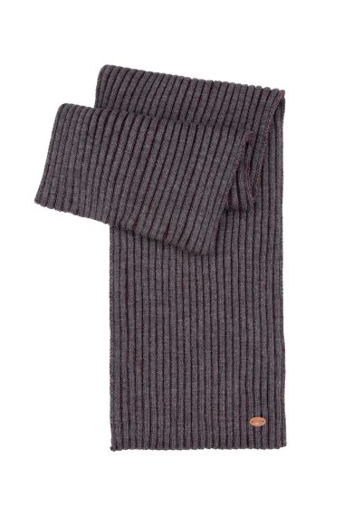 شال گردن  زغالی ملانژ  استاندارد فیت  مردانه یو اس پولو | US POLO ASSN