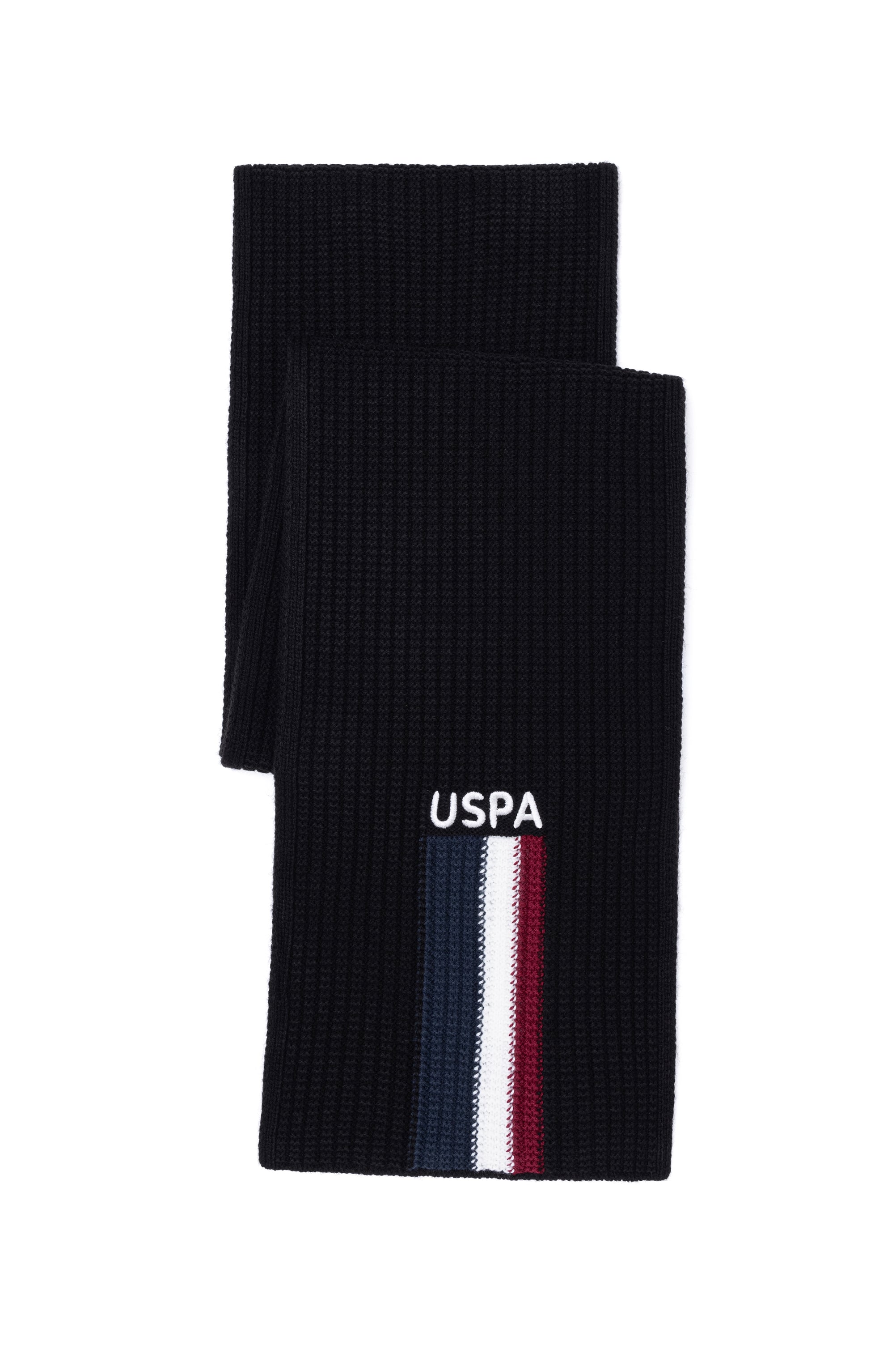 شال گردن سیاه استاندارد فیت مردانه یو اس پولو | US POLO ASSN