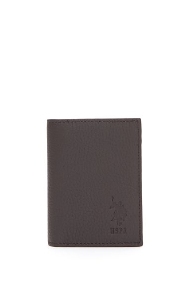 کیف پول  قهوه ای  رگولار  مردانه یو اس پولو | US POLO ASSN