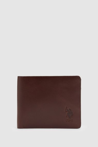 کیف پول  قهوه ای  استاندارد فیت  مردانه یو اس پولو | US POLO ASSN