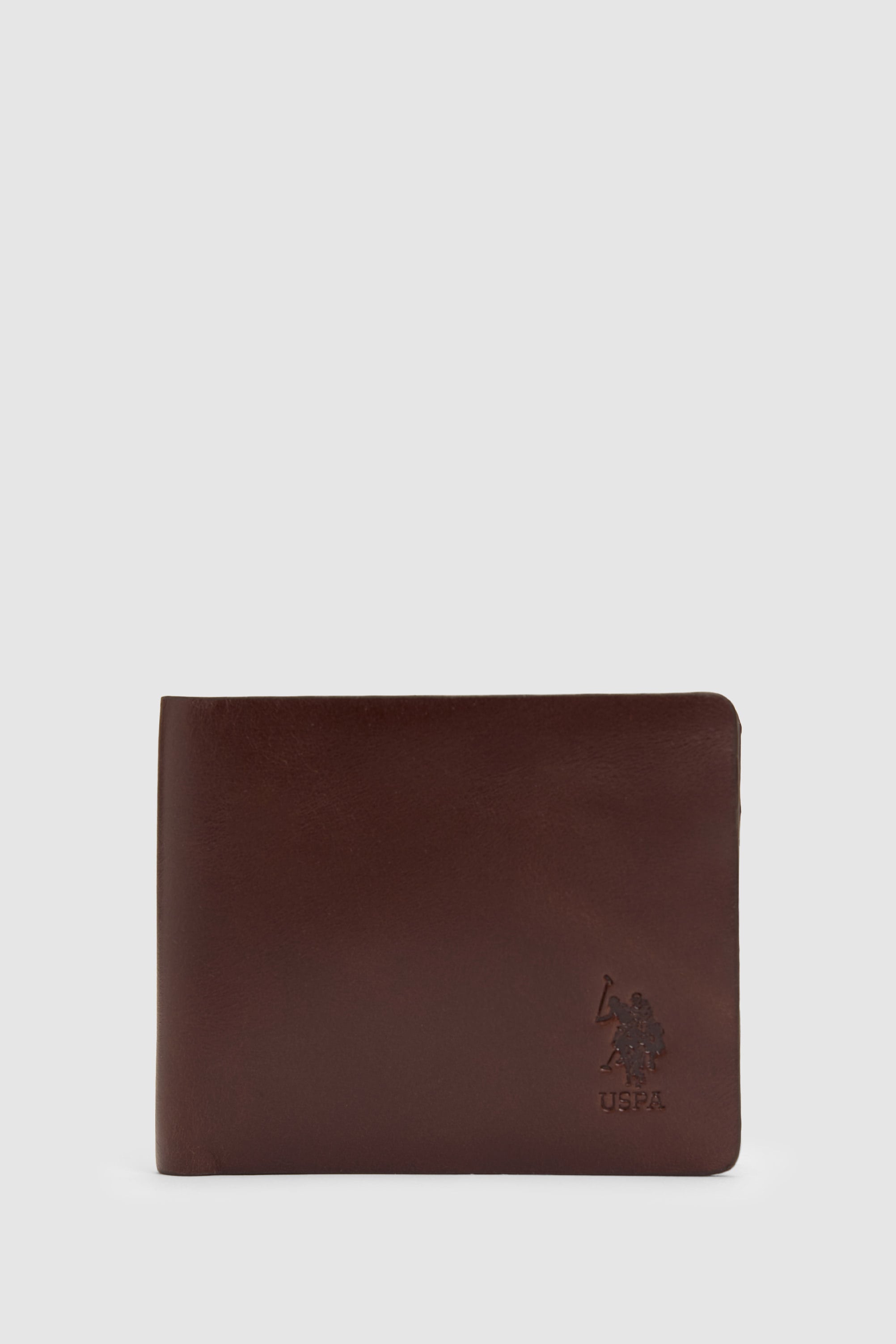کیف پول قهوه ای استاندارد فیت مردانه یو اس پولو | US POLO ASSN