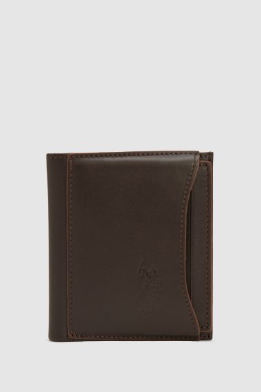 کیف پول  قهوه ای  استاندارد فیت  مردانه یو اس پولو | US POLO ASSN
