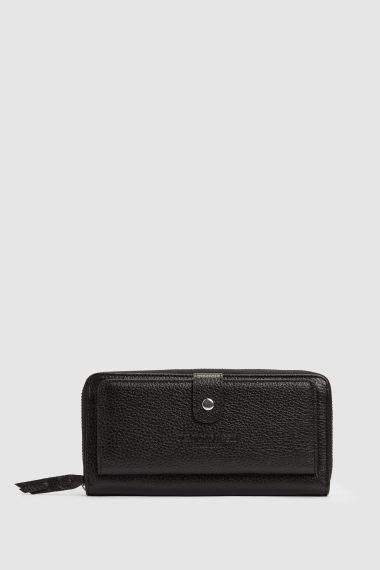کیف پول  سیاه  استاندارد فیت  مردانه یو اس پولو | US POLO ASSN