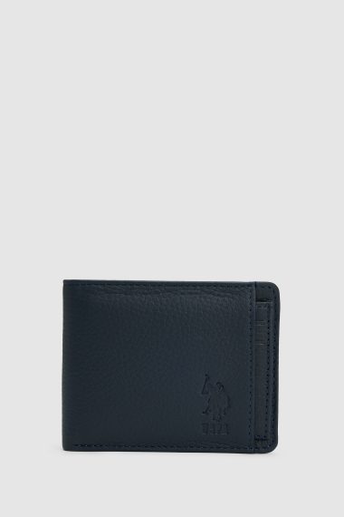 کیف پول  لاجورد  استاندارد فیت  مردانه یو اس پولو | US POLO ASSN