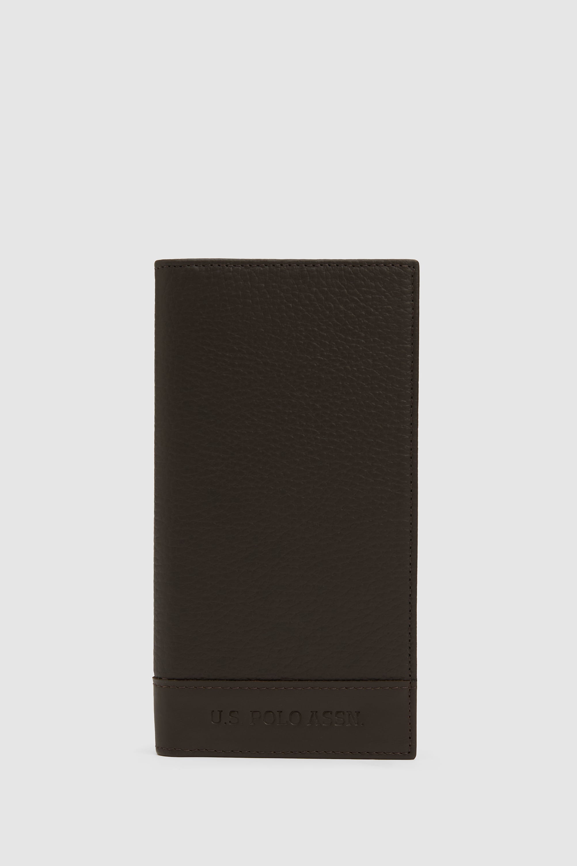 کیف پول قهوه ای استاندارد فیت مردانه یو اس پولو | US POLO ASSN