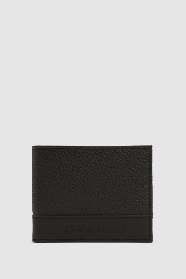 کیف پول  سیاه  استاندارد فیت  مردانه یو اس پولو | US POLO ASSN