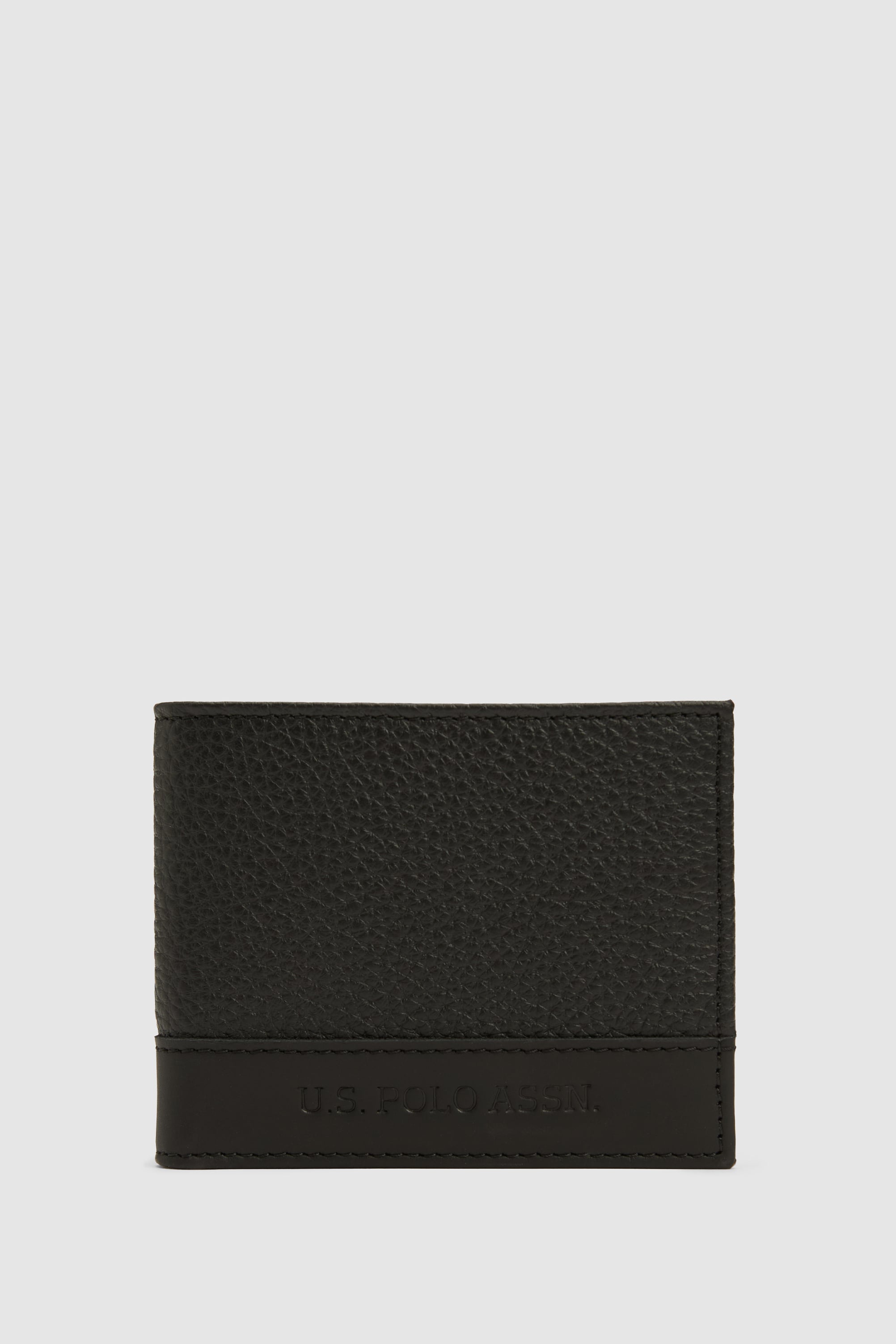 کیف پول سیاه استاندارد فیت مردانه یو اس پولو | US POLO ASSN
