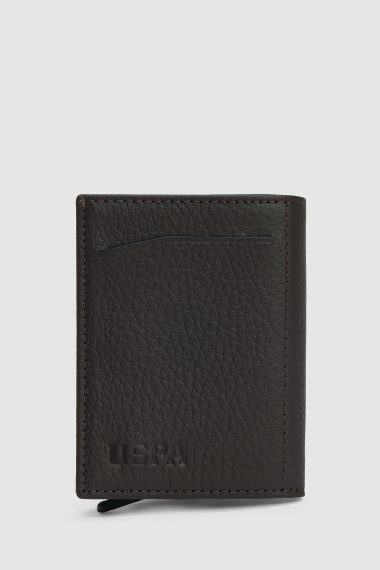 کیف پول  قهوه ای  استاندارد فیت  مردانه یو اس پولو | US POLO ASSN