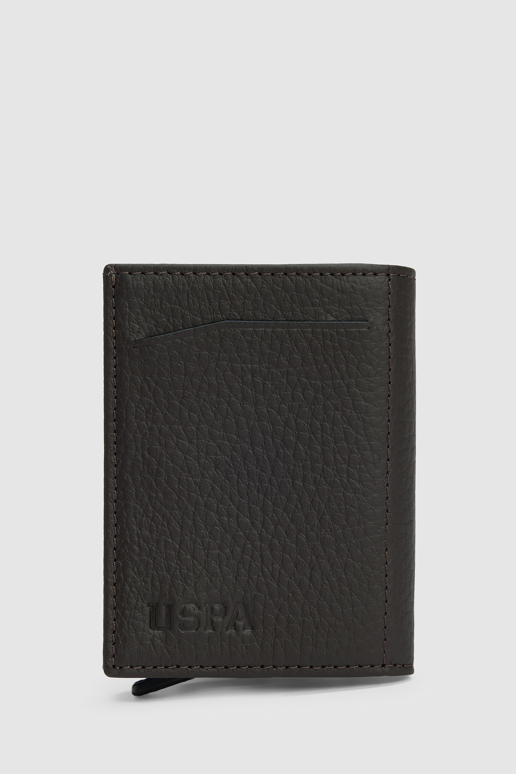 کیف پول قهوه ای استاندارد فیت مردانه یو اس پولو | US POLO ASSN