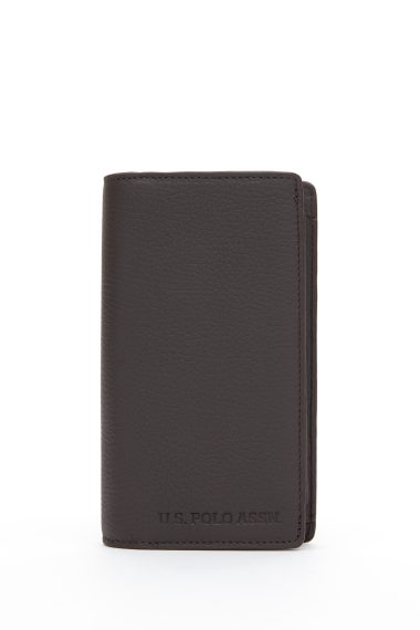 کیف پول  قهوه ای  رگولار  مردانه یو اس پولو | US POLO ASSN