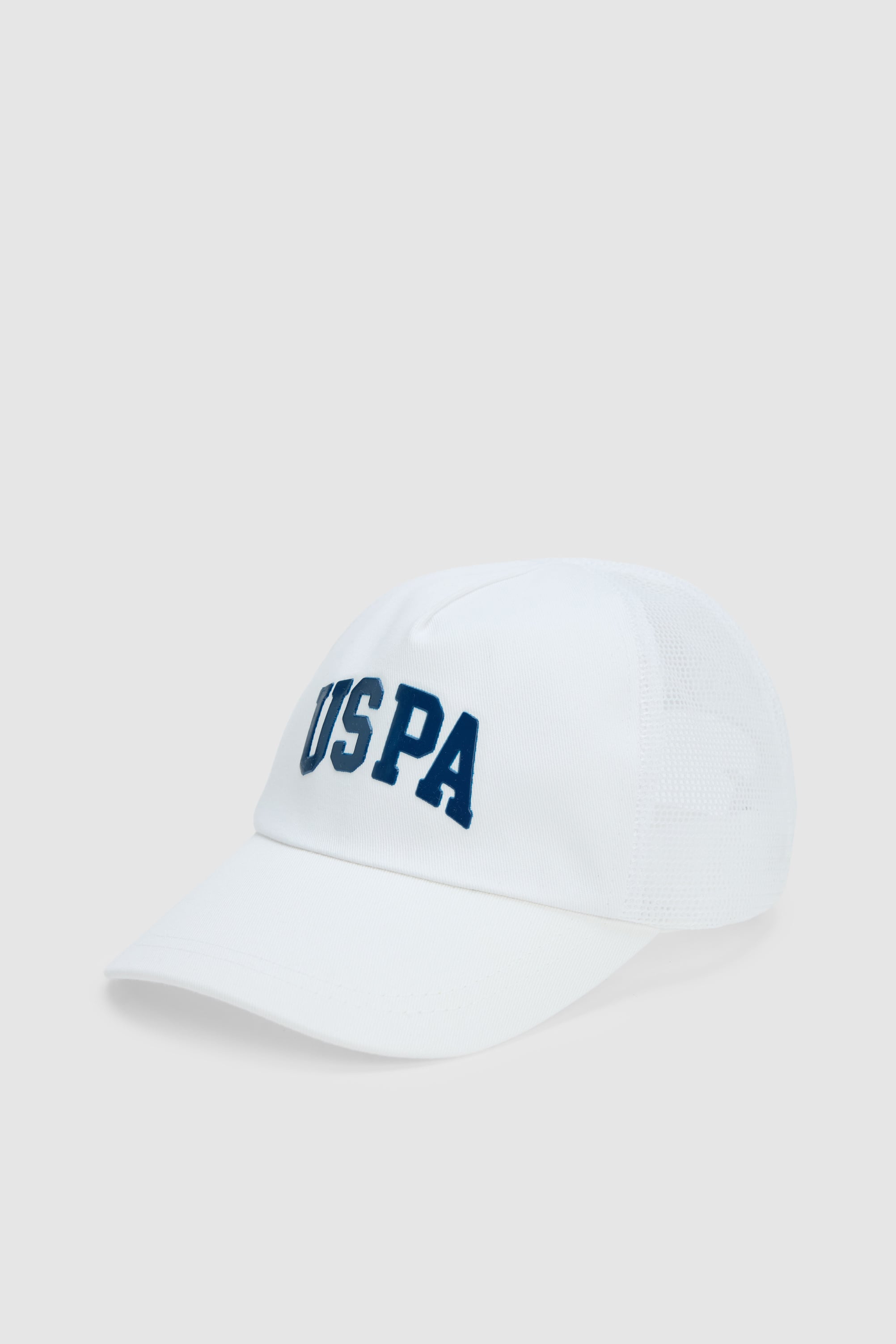 کلاه لبه دار سفید رگولار مردانه یو اس پولو | US POLO ASSN
