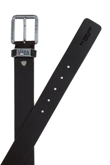کمربند  قهوه ای  استاندارد فیت  مردانه یو اس پولو | US POLO ASSN