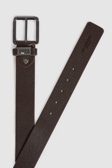 کمربند  قهوه ای  استاندارد فیت  مردانه یو اس پولو | US POLO ASSN