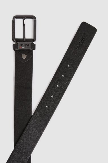 کمربند  سیاه  استاندارد فیت  مردانه یو اس پولو | US POLO ASSN