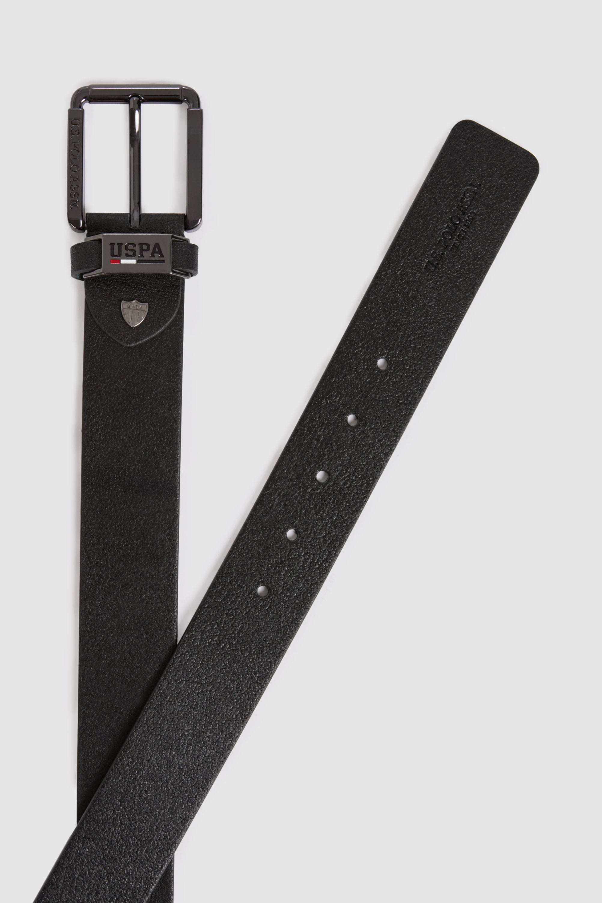 کمربند سیاه استاندارد فیت مردانه یو اس پولو | US POLO ASSN