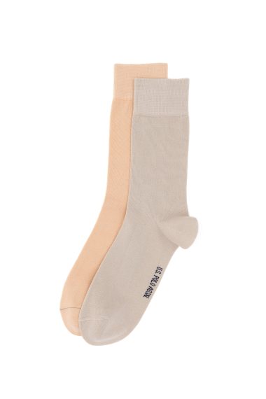 جوراب  خاکستری ملانژ  رگولار  مردانه یو اس پولو | US POLO ASSN
