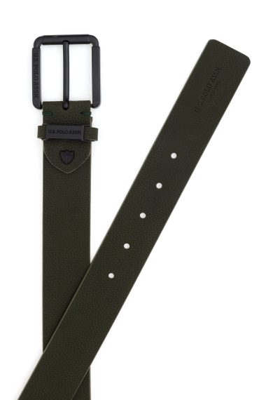 کمربند  خاکی  استاندارد فیت  مردانه یو اس پولو | US POLO ASSN