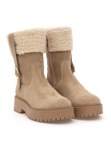 بوت  بژ  استاندارد  زنانه یو اس پولو | US POLO ASSN