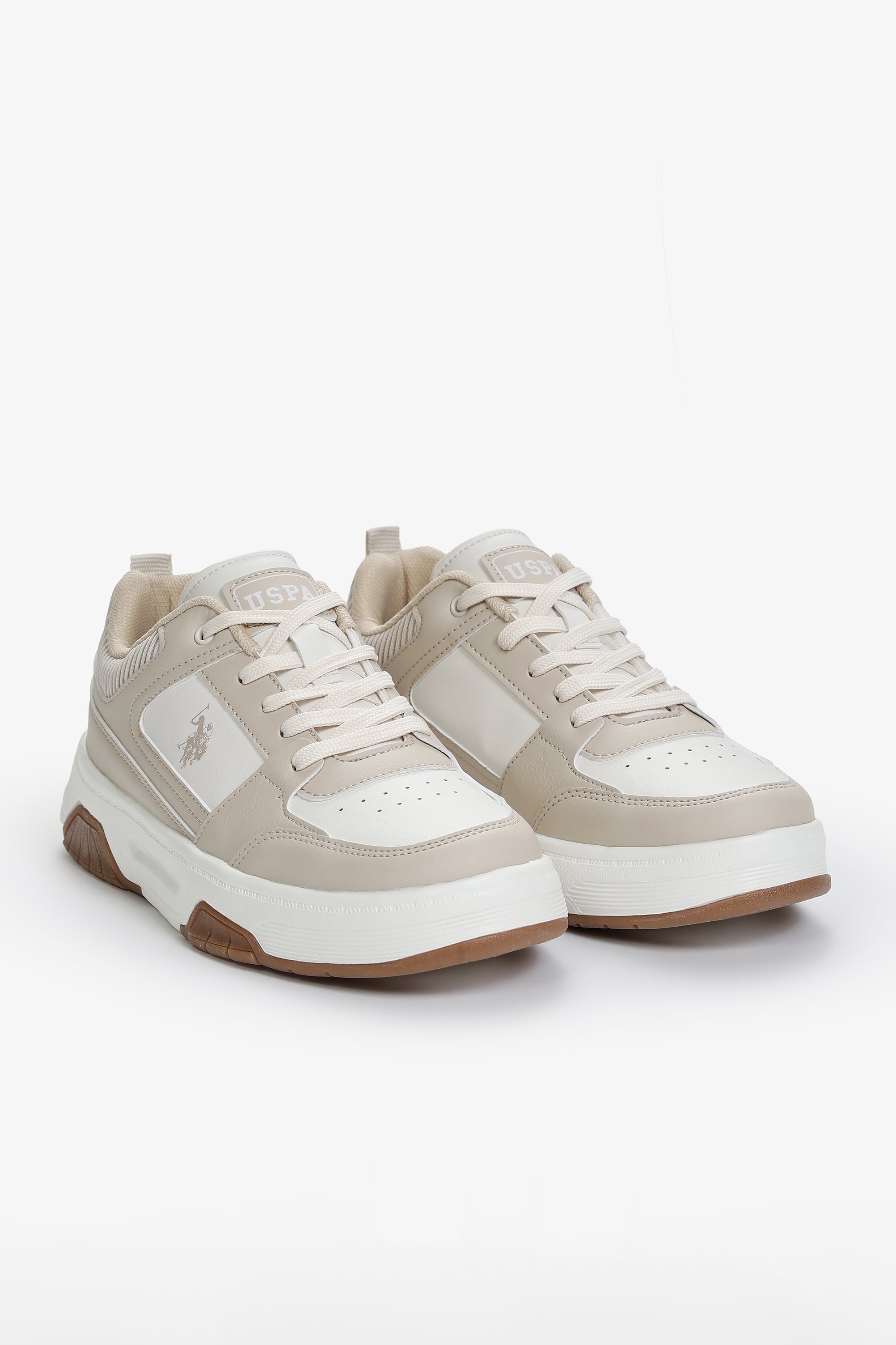 کفش ورزشی بژ استاندارد زنانه یو اس پولو | US POLO ASSN