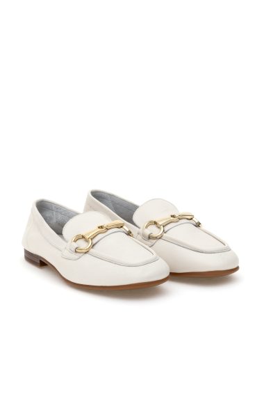 کفش لوفر  کرمی  استاندارد  زنانه یو اس پولو | US POLO ASSN