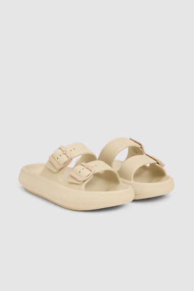 دمپایی  کرمی  استاندارد  زنانه یو اس پولو | US POLO ASSN
