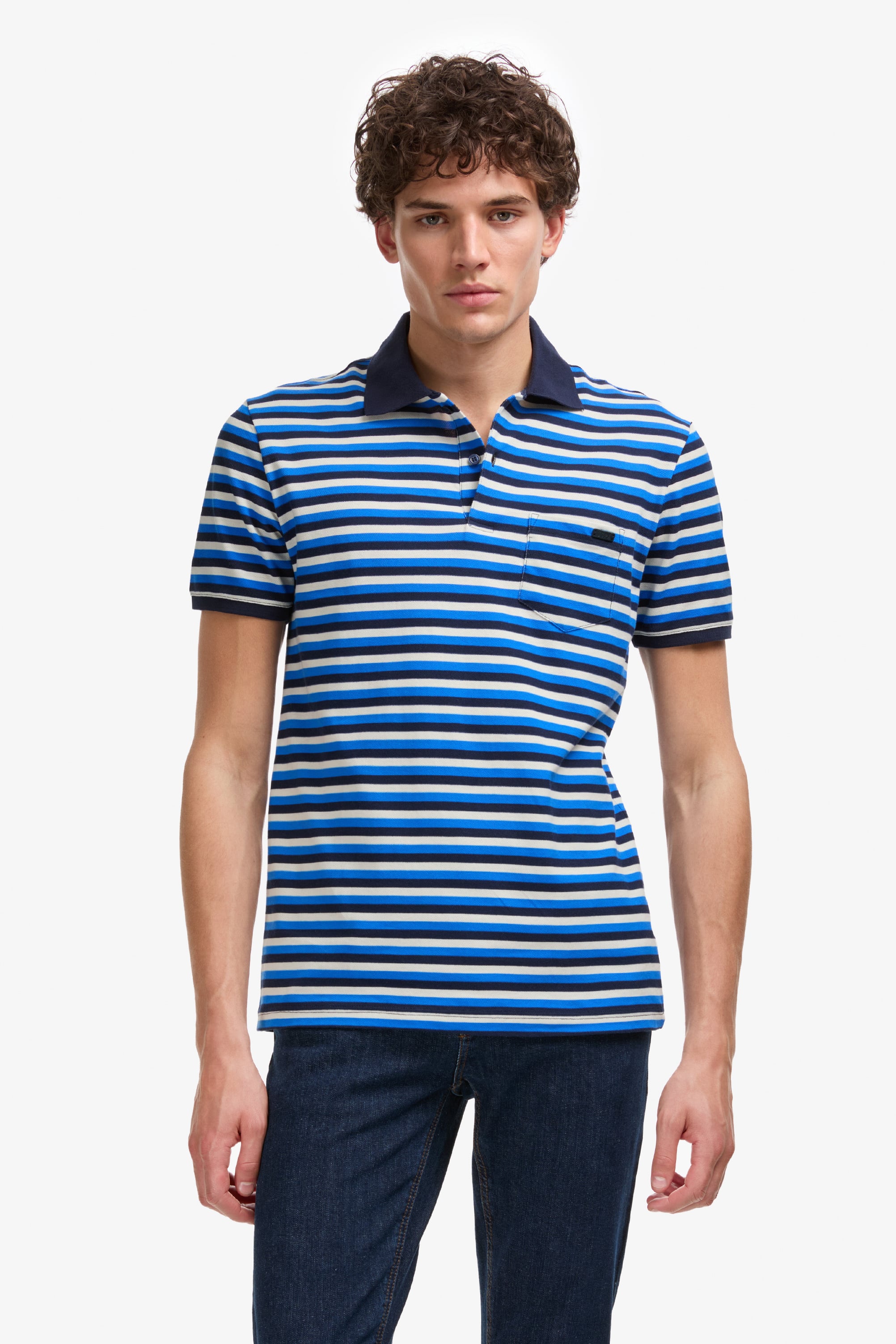 تی شرت آبی تیره رگولار مردانه یو اس پولو | US POLO ASSN