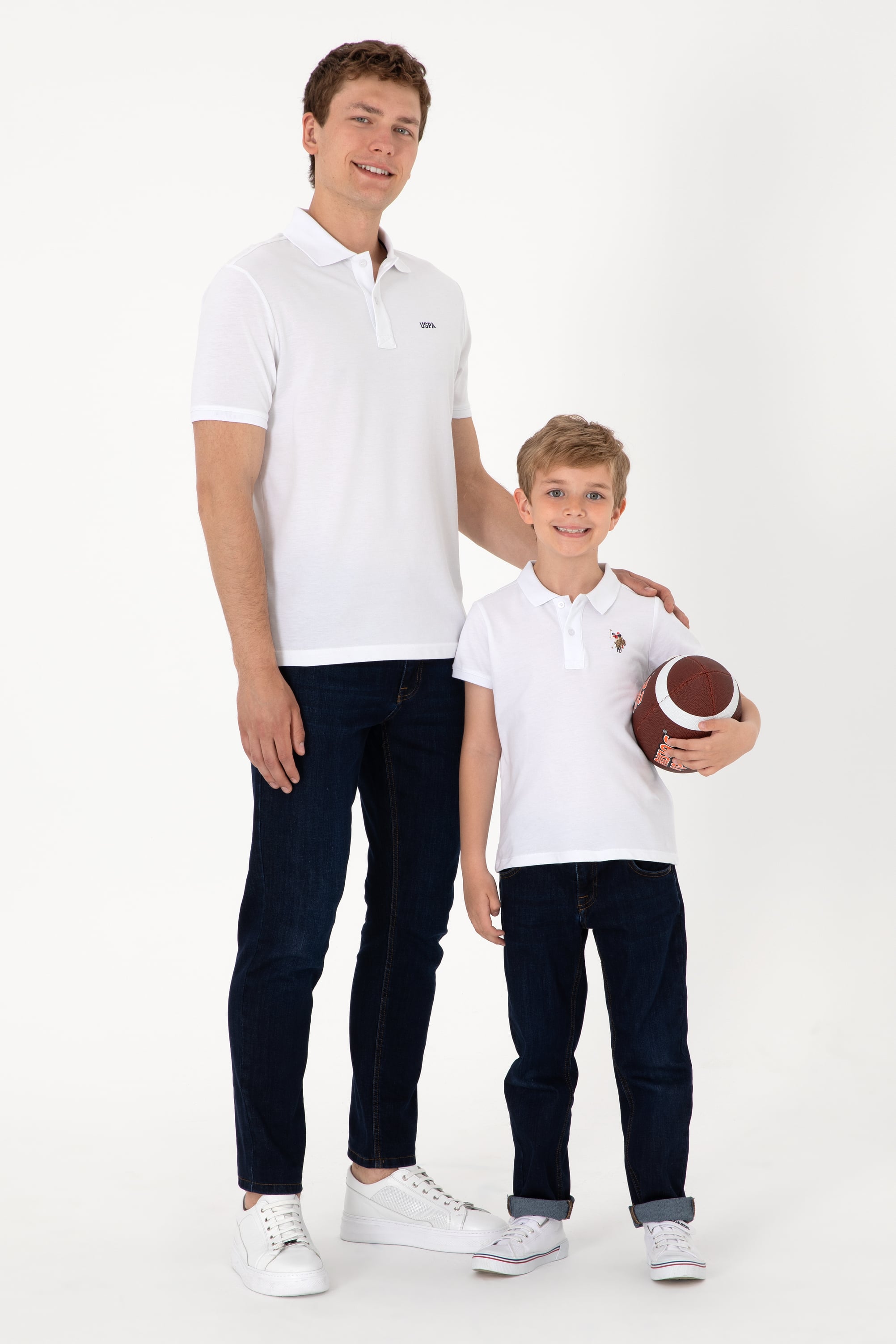 پولوشرت یقه پولو سفید رگولار مردانه یو اس پولو | US POLO ASSN