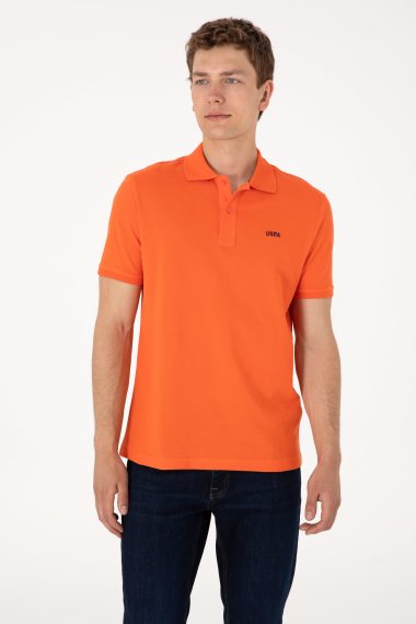 پولوشرت یقه پولو گل اناری  رگولار  مردانه یو اس پولو | US POLO ASSN