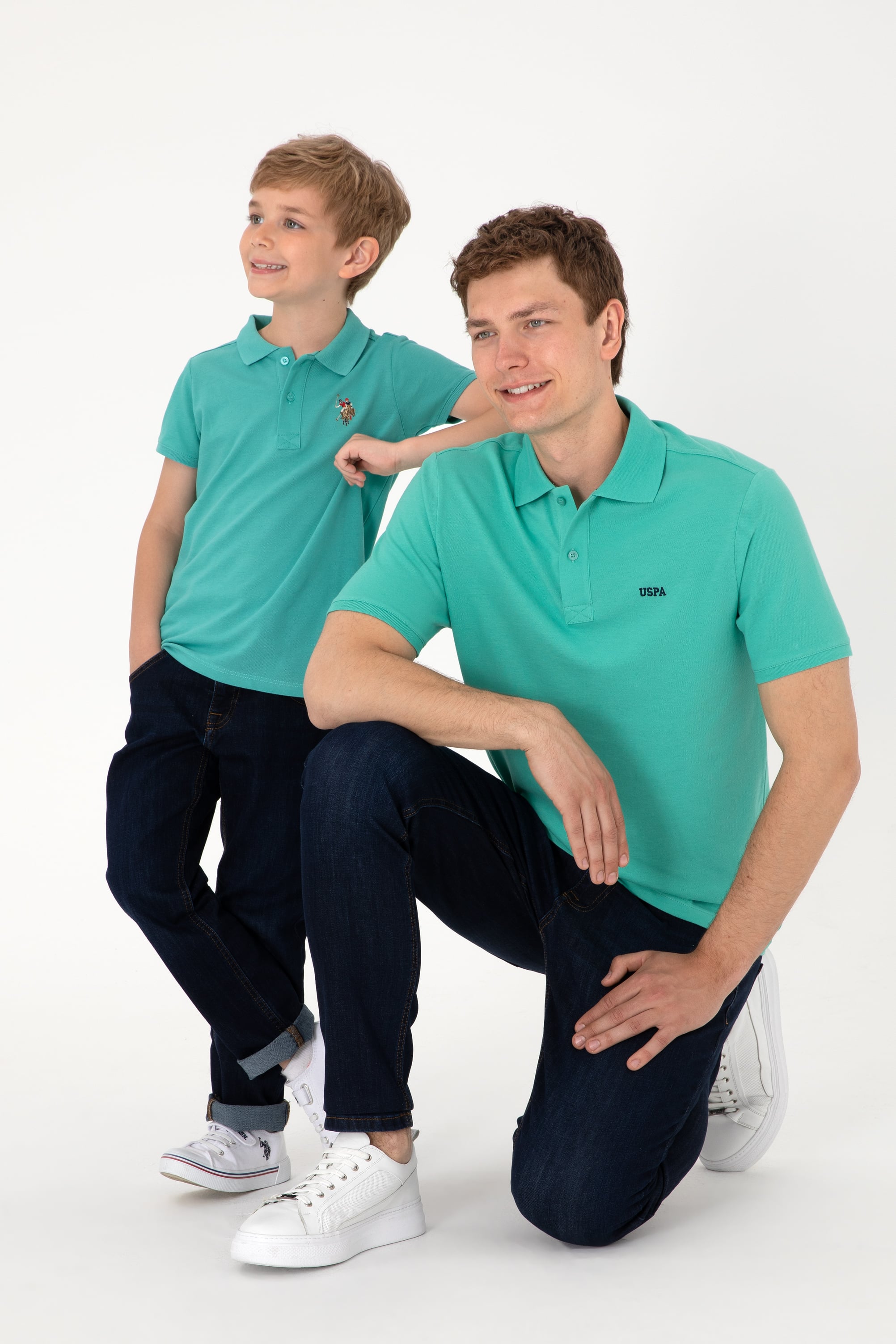 پولوشرت نعناعی رگولار مردانه یو اس پولو | US POLO ASSN