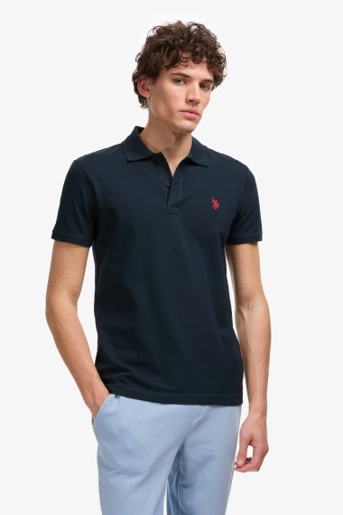 پولوشرت  لاجوردی تیره  اندامی  مردانه یو اس پولو | US POLO ASSN