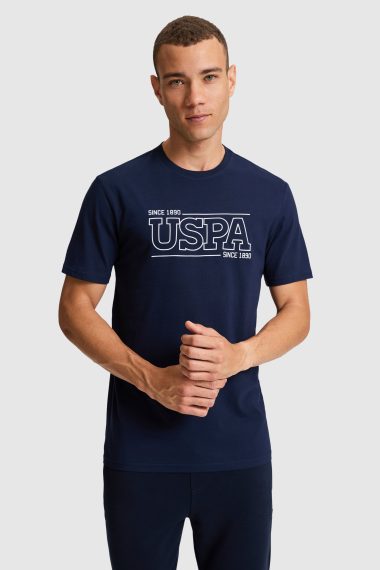 تی شرت یقه گرد  لاجورد  رگولار  مردانه یو اس پولو | US POLO ASSN