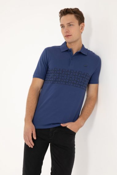 پولوشرت  نیلی  رگولار  مردانه یو اس پولو | US POLO ASSN