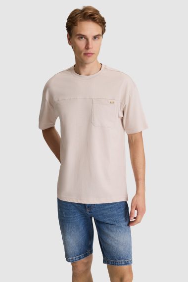 تی شرت یقه گرد  خاکستری  ریلکس  مردانه یو اس پولو | US POLO ASSN