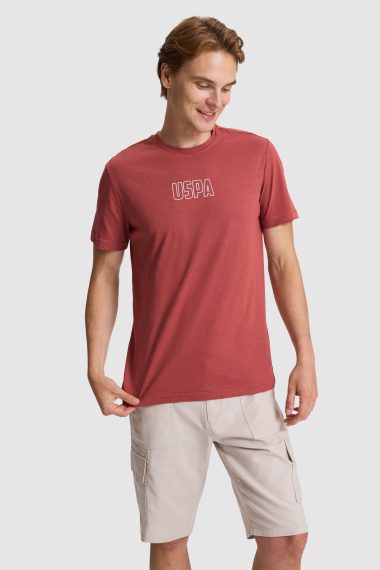 تی شرت یقه گرد  آلبالویی  رگولار  مردانه یو اس پولو | US POLO ASSN