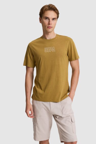 تی شرت یقه گرد  سبز  رگولار  مردانه یو اس پولو | US POLO ASSN