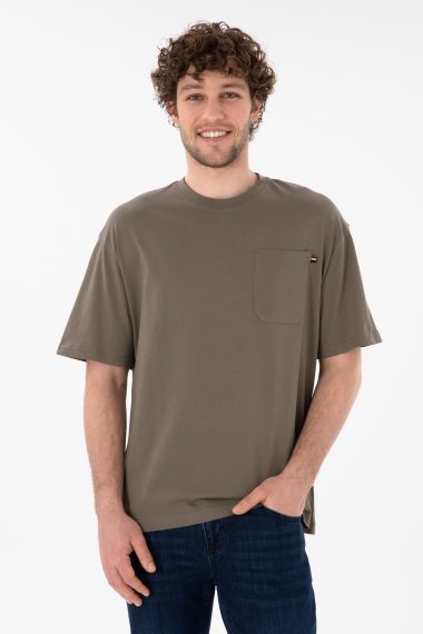 تی شرت یقه گرد یقه گرد ویزون  ریلکس  مردانه یو اس پولو | US POLO ASSN