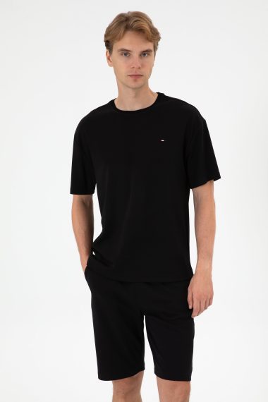 تی شرت یقه گرد یقه گرد سیاه  ریلکس  مردانه یو اس پولو | US POLO ASSN