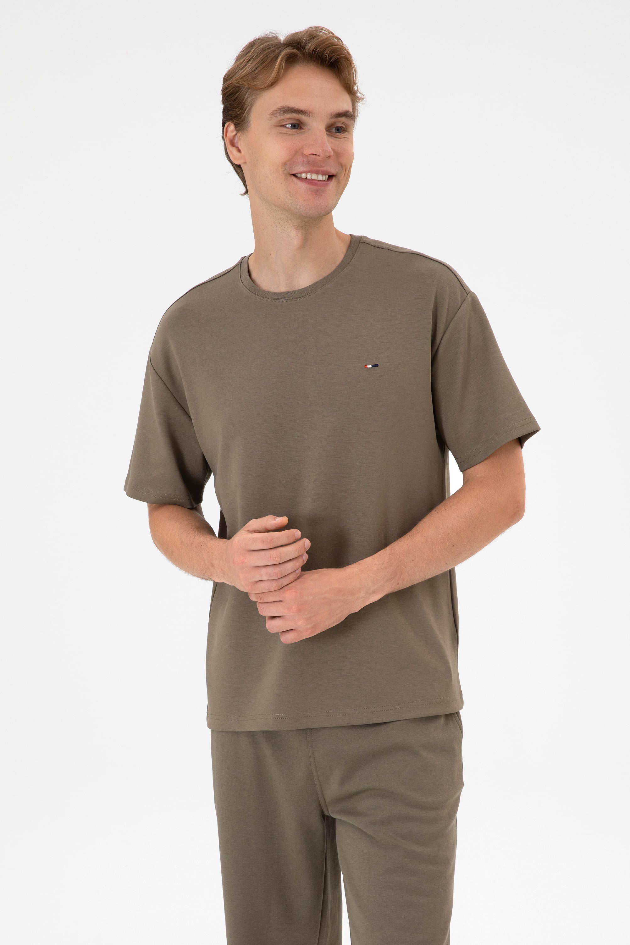 تی شرت یقه گرد یقه گرد ویزون ریلکس مردانه یو اس پولو | US POLO ASSN