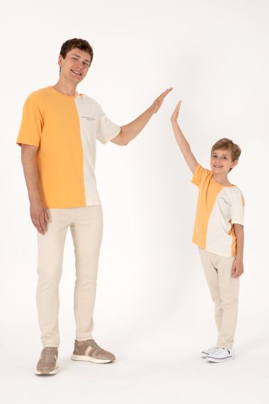 تی شرت یقه گرد یقه گرد زرد  ریلکس  مردانه یو اس پولو | US POLO ASSN