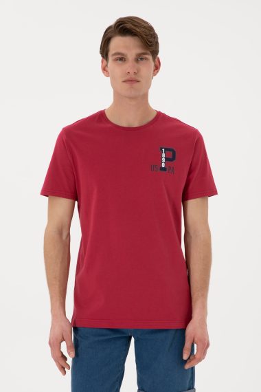 تی شرت یقه گرد  آلبالویی  رگولار  مردانه یو اس پولو | US POLO ASSN