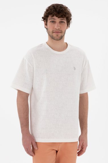 تی شرت یقه گرد یقه گرد اکرو  ریلکس آستین کوتاه مردانه یو اس پولو | US POLO ASSN