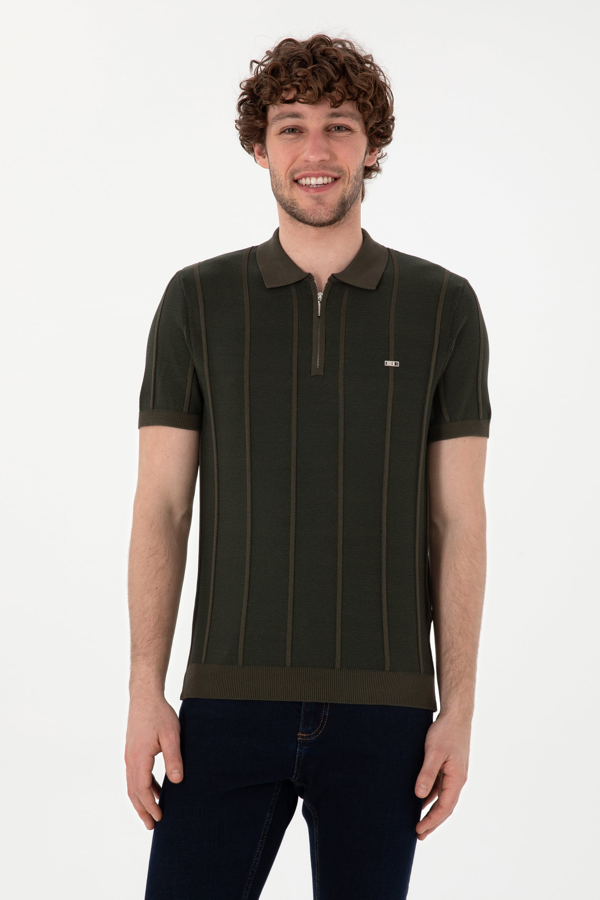 پولوشرت یقه پولو ویزون اندامی مردانه یو اس پولو | US POLO ASSN