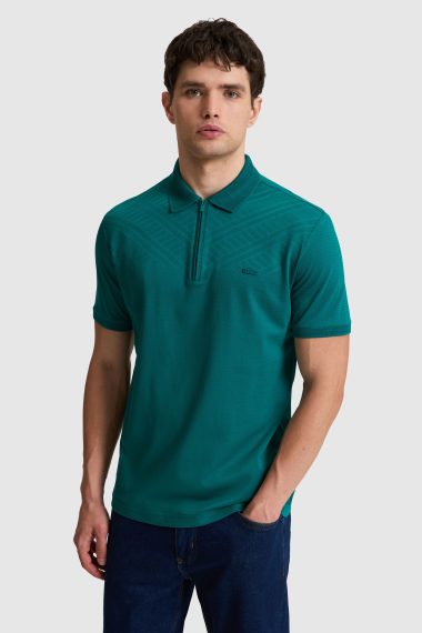 پولوشرت  سبز تیره  رگولار  مردانه یو اس پولو | US POLO ASSN